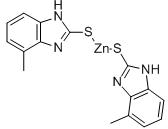Zinc methyl mercaptobenzimidazole